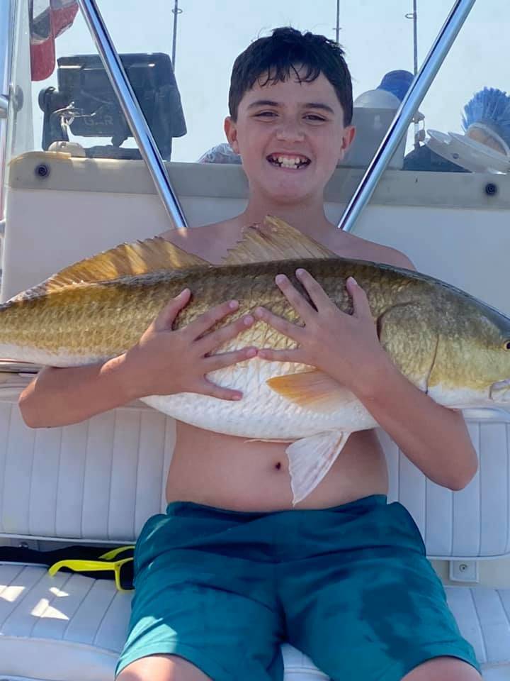 Angler with a 22-inch catch in NC