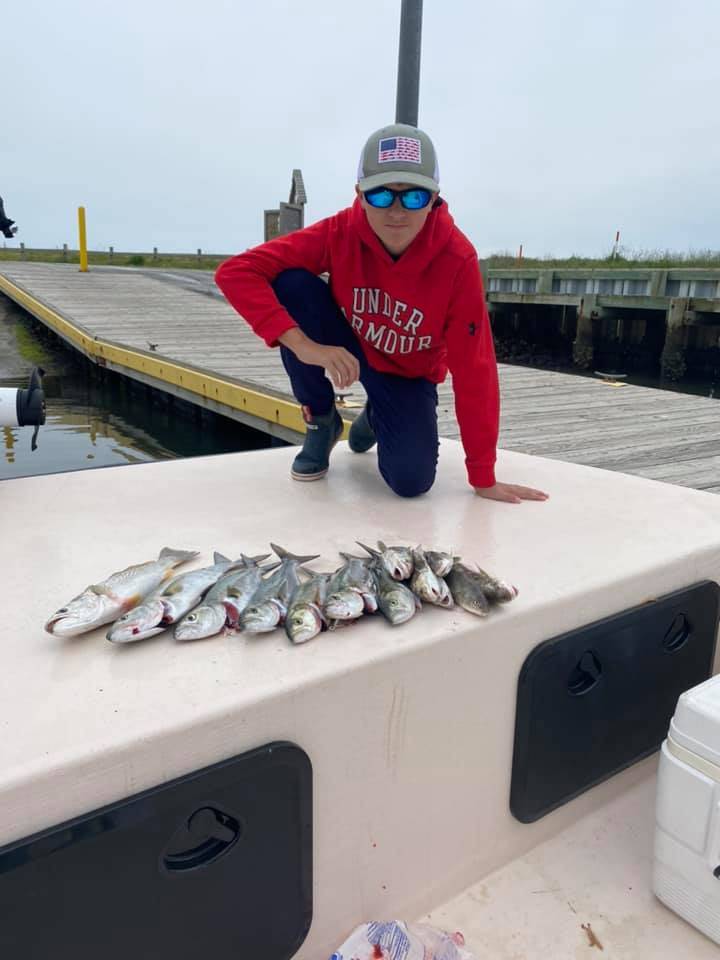 Angler fishing in North Carolina