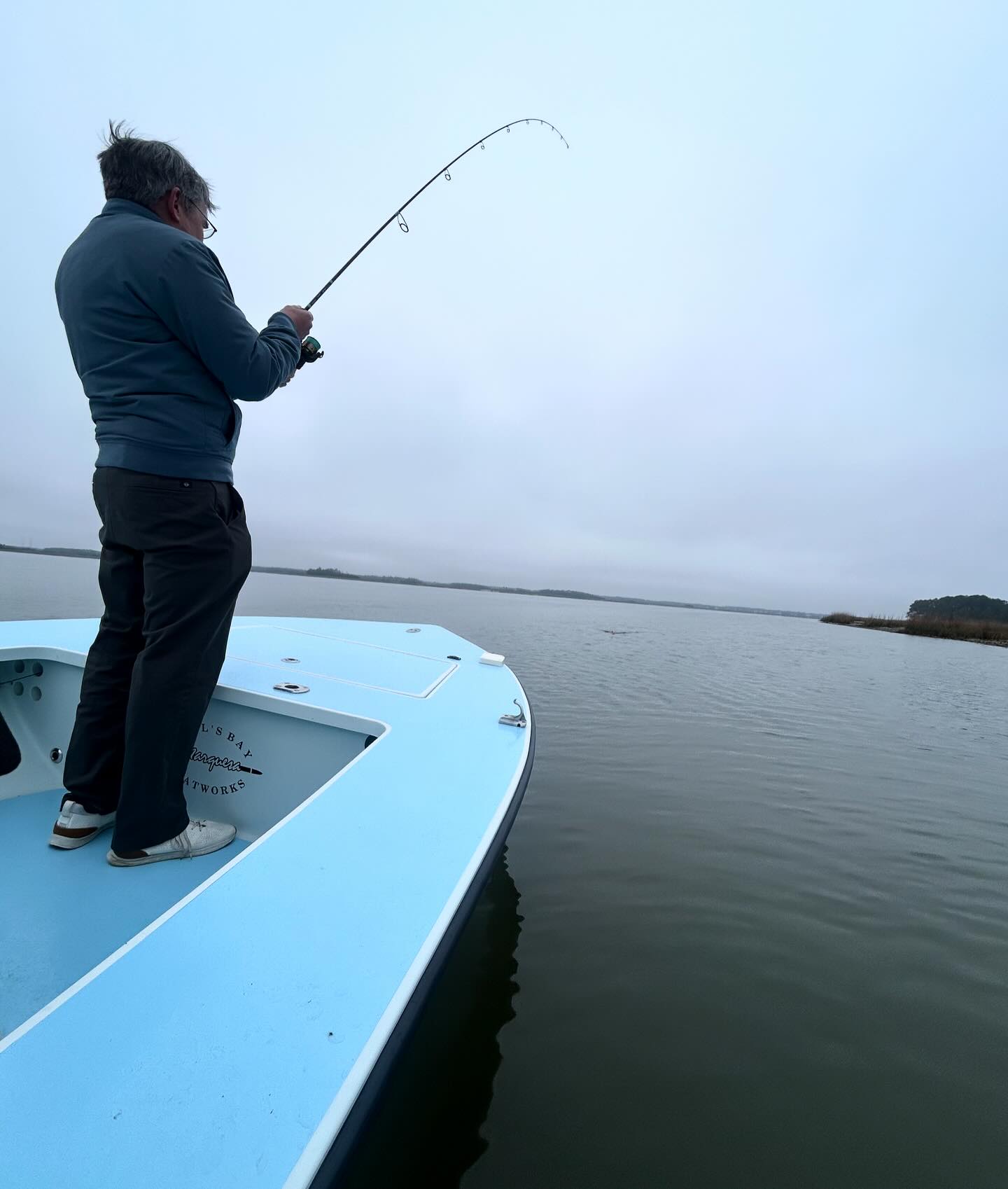 Angler fishing in South Carolina (SC)