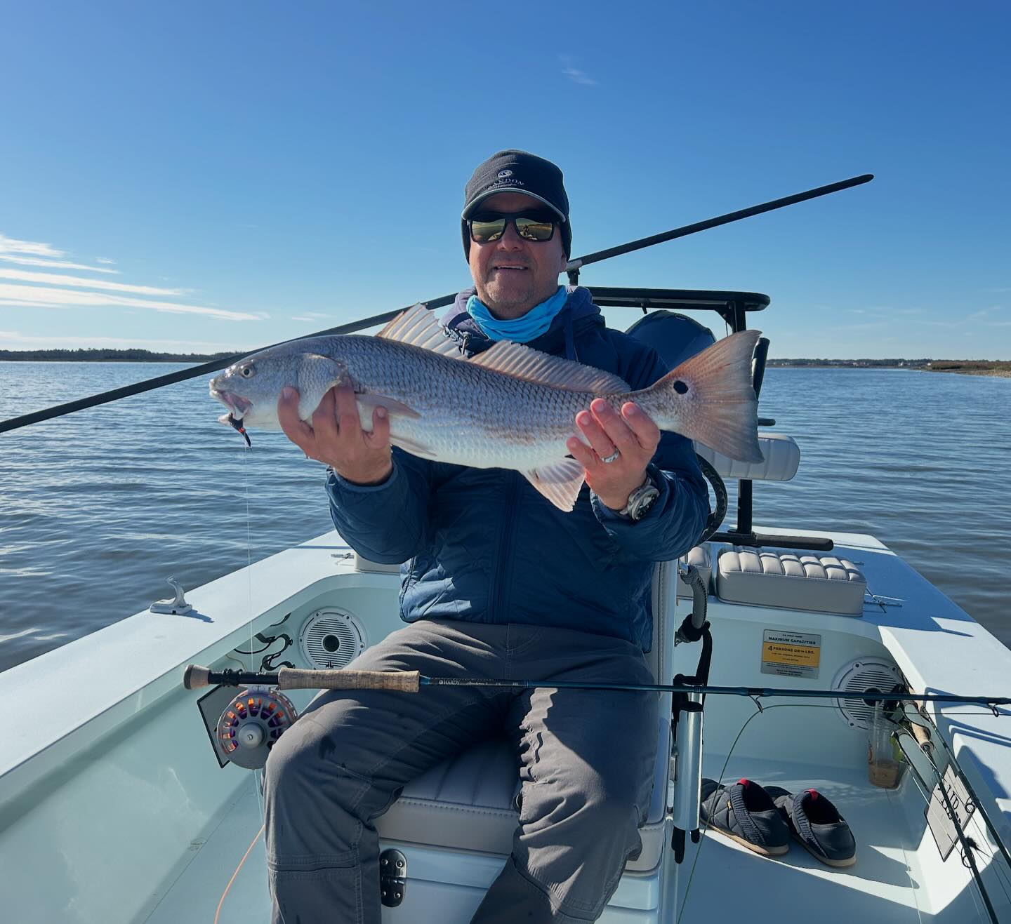 Redfish caught in Mount Pleasant, South Carolina