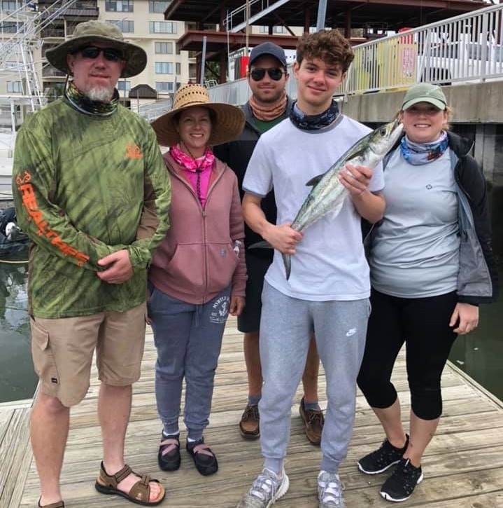 5 people fishing at Murrells Inlet