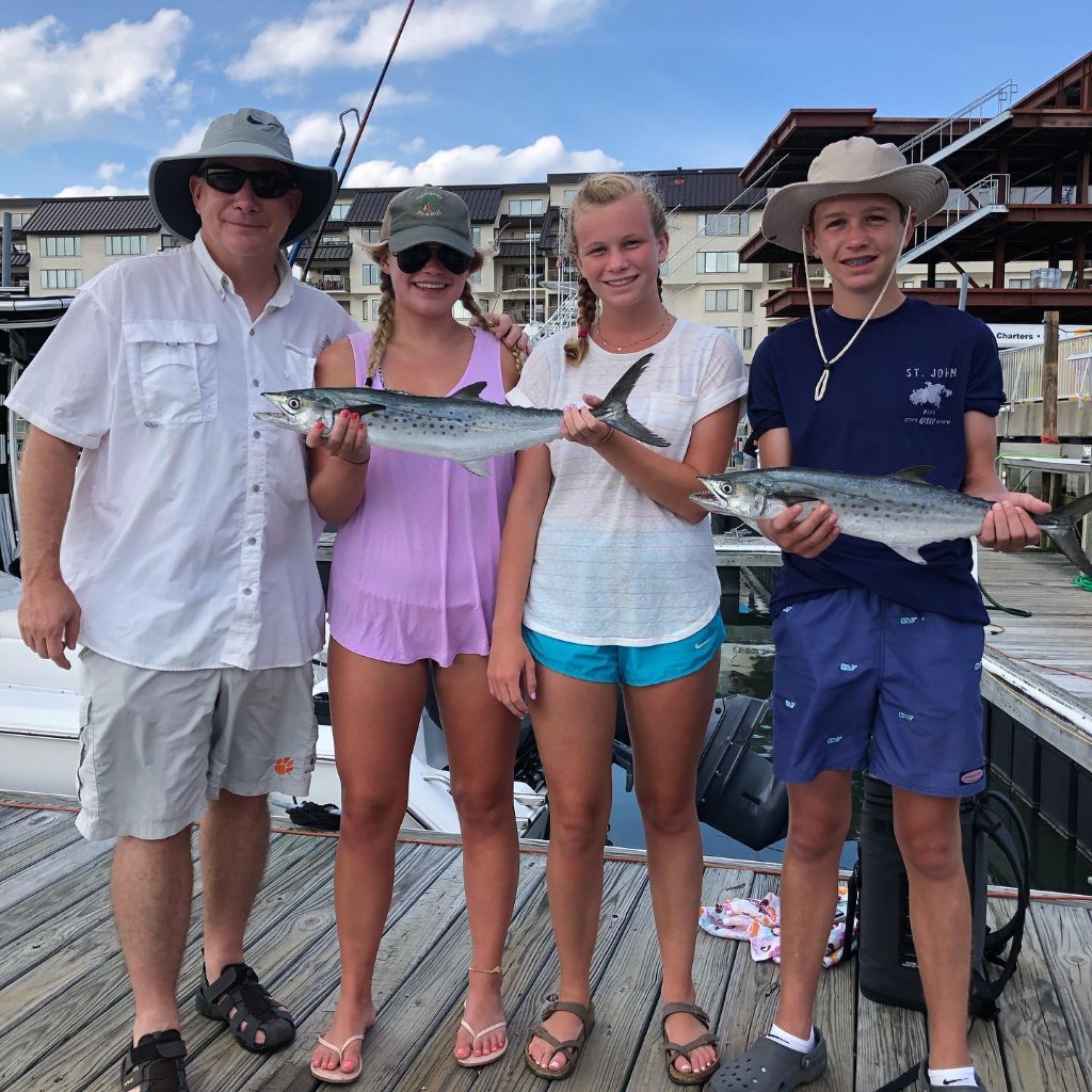 Two Spanish Mackerel fishing in SC
