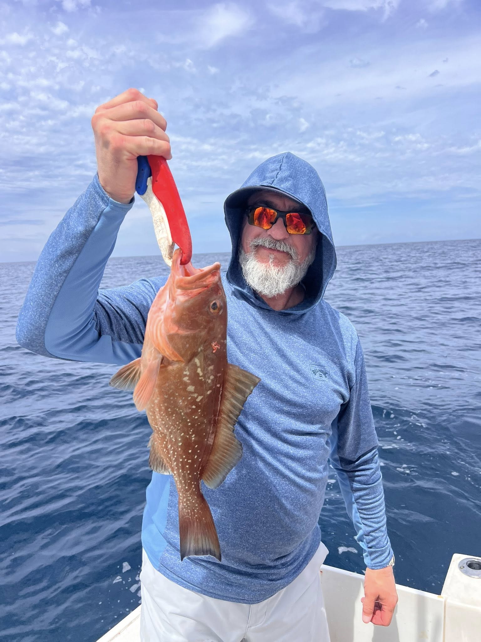 Red grouper caught while fishing in Niceville FL waters