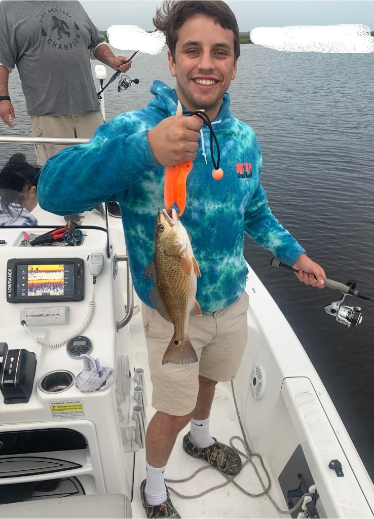 Redfish caught in Carolina Beach