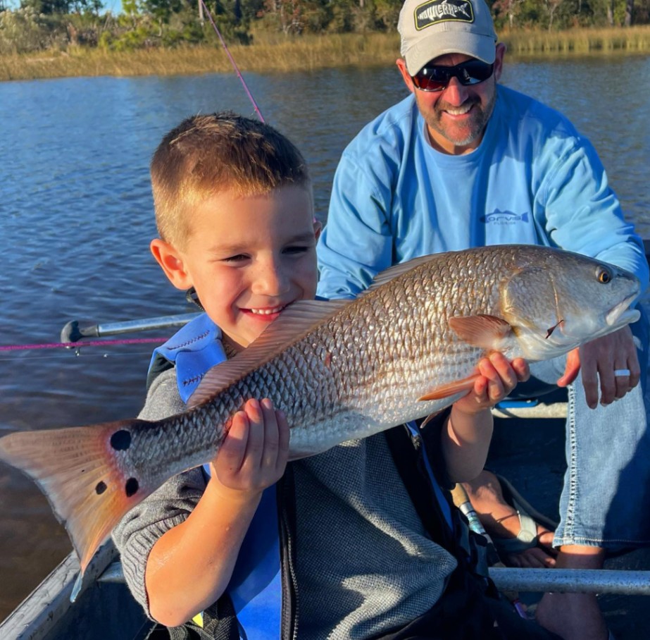Redfish caught at Panama City Beach