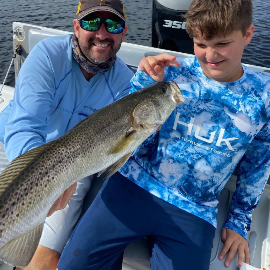 Spotted Weakfish caught in Panama City Beach