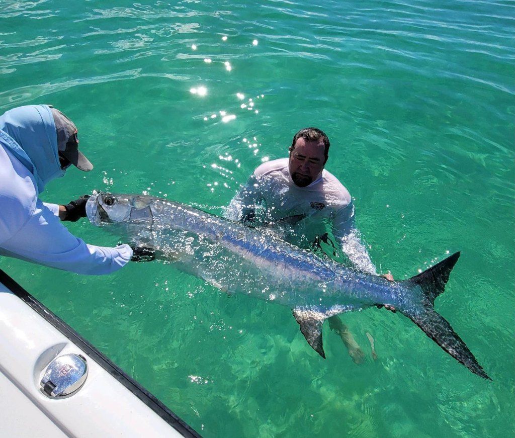 Tarpon fish caught in FL