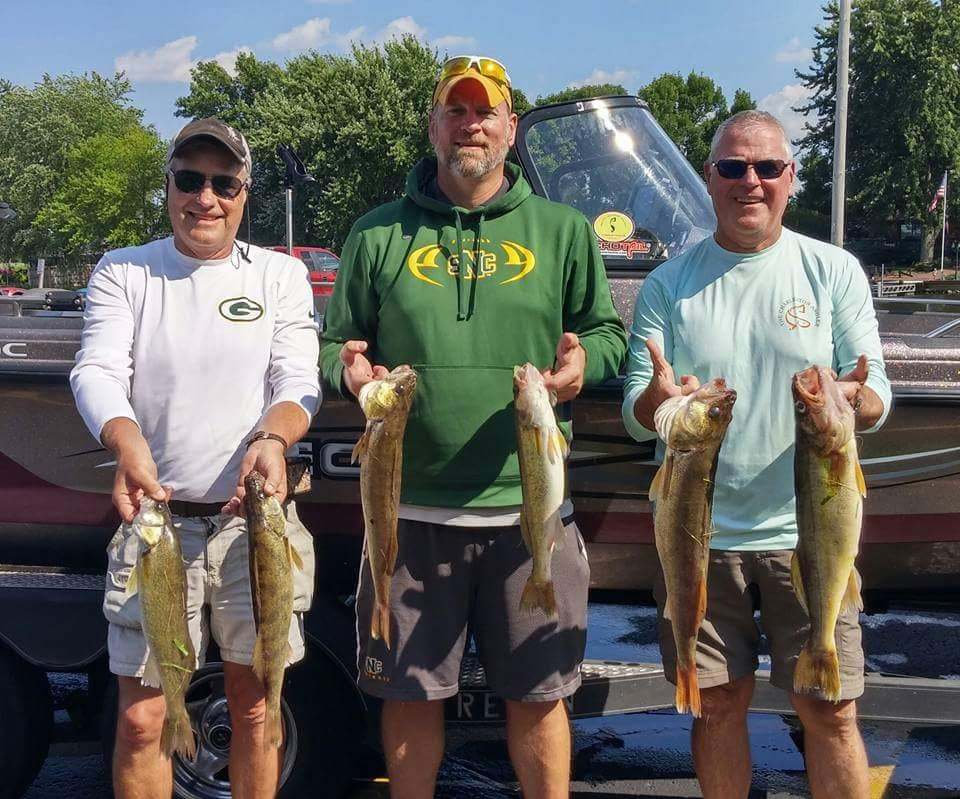 6 big fish caught while fishing in WI