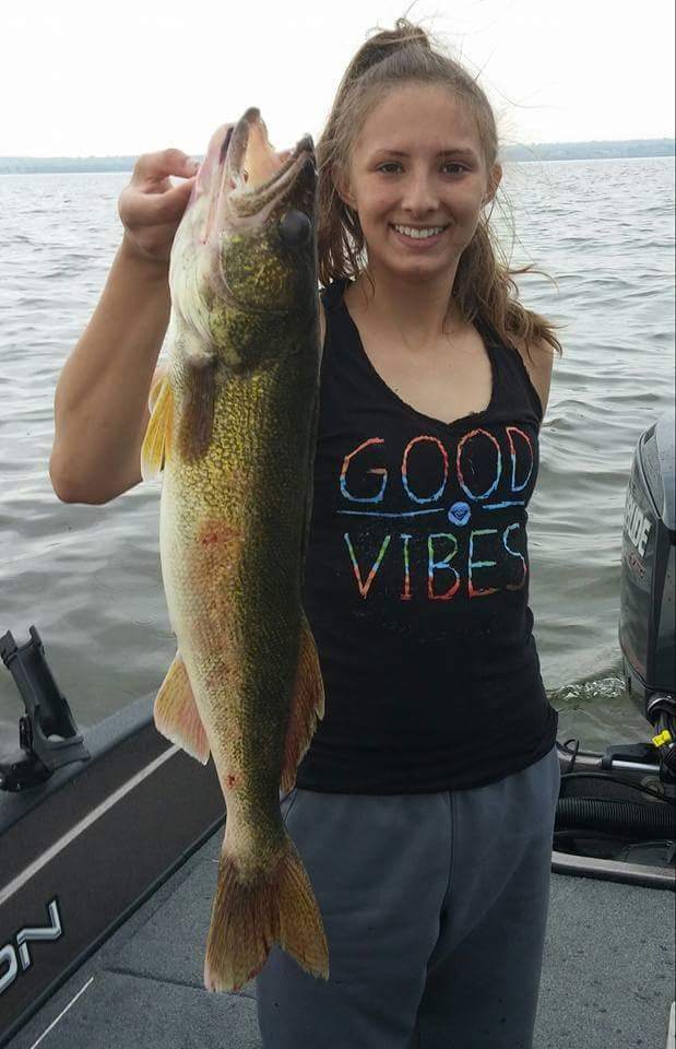 Angler with big 26-inch fish in Green Bay