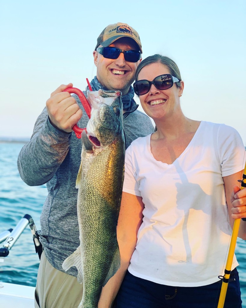 Anglers with big 22-inch fish in PA