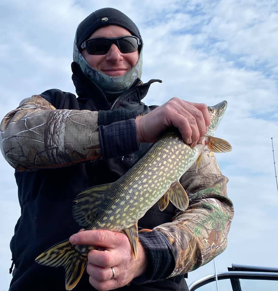 Impressive Northern Pike caught in Erie