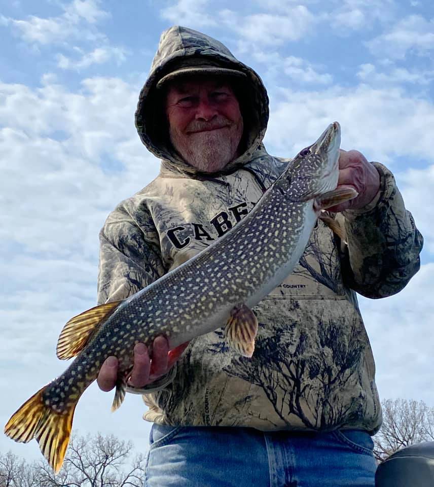 Northern Pike fish caught in PA