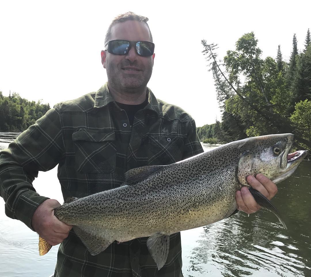 One big fish caught while fishing in Nipigon