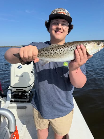 Speckled trout caught fishing in Greenville NC waters