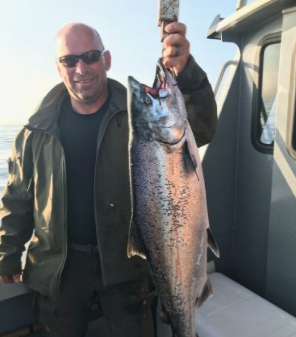 Coho salmon fishing in BC