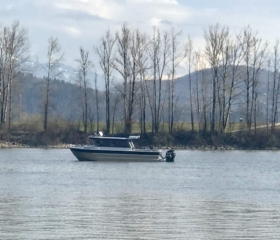 Fishing in the scenic BC landscape