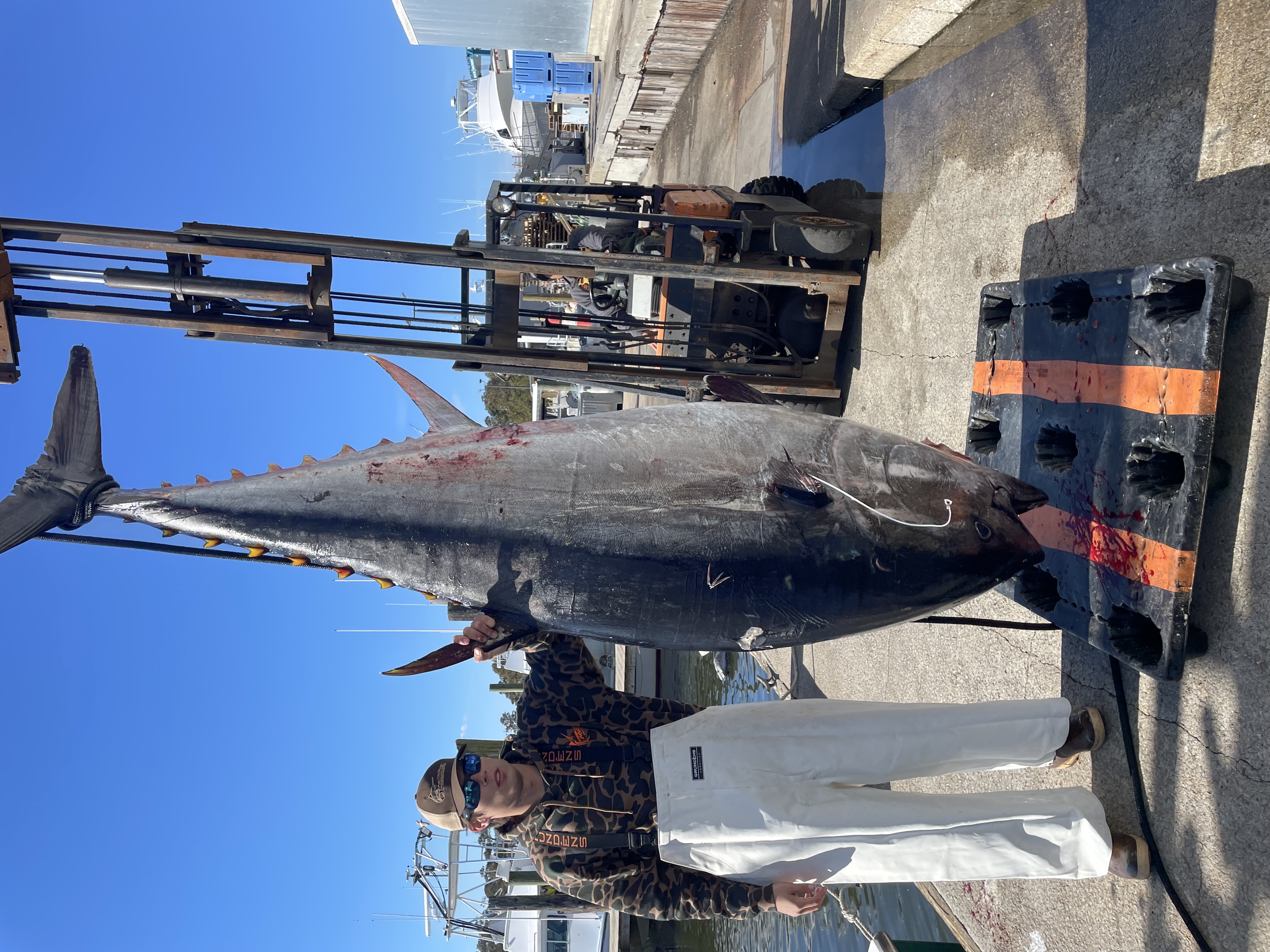 Angler fishing in North Carolina