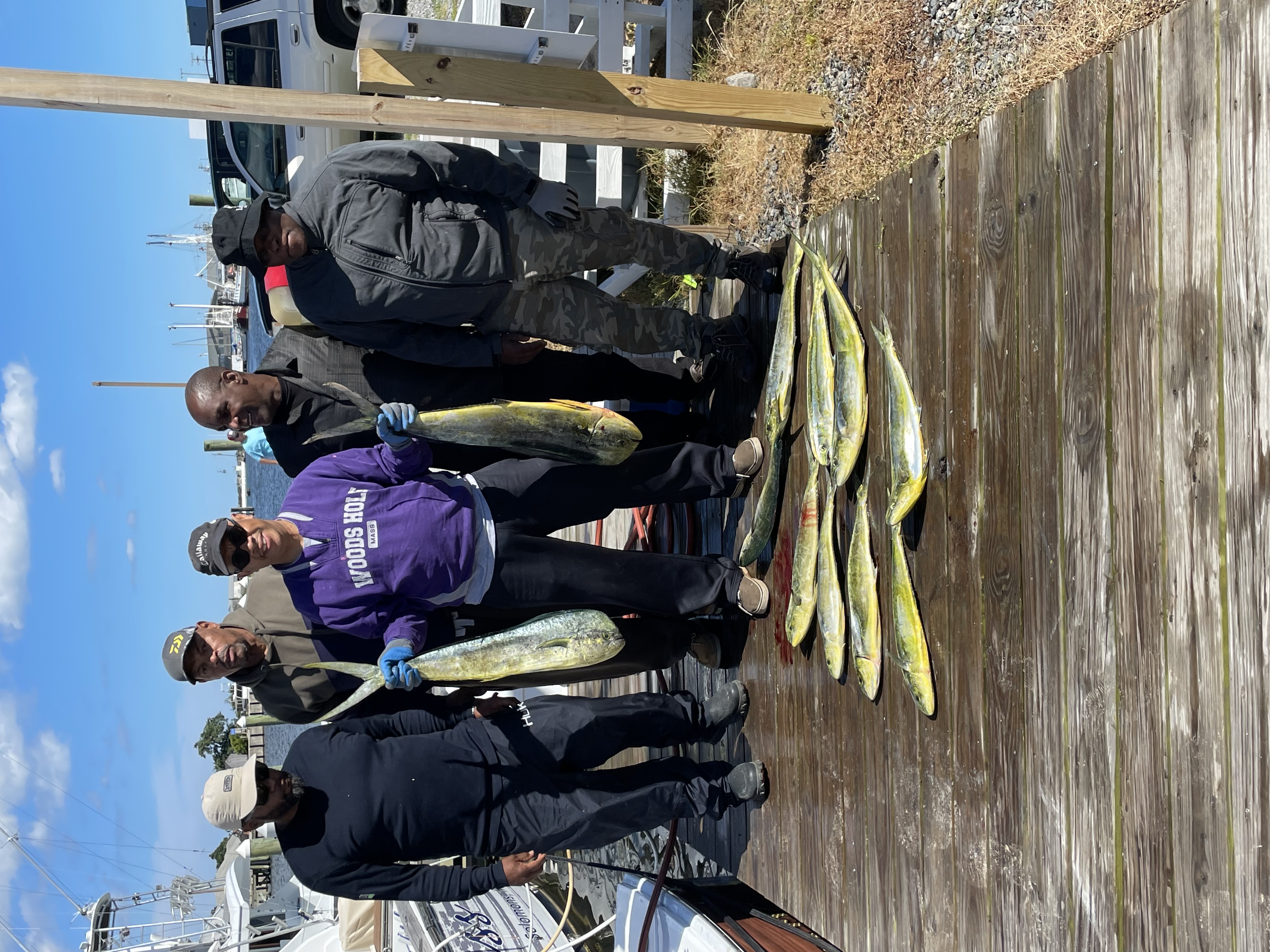 Two king mackerel caught while fishing in Wanchese