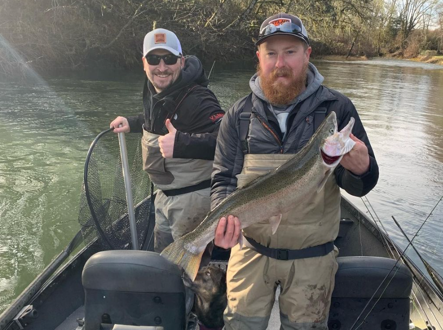 Anglers enjoying a fishing trip in Corvallis