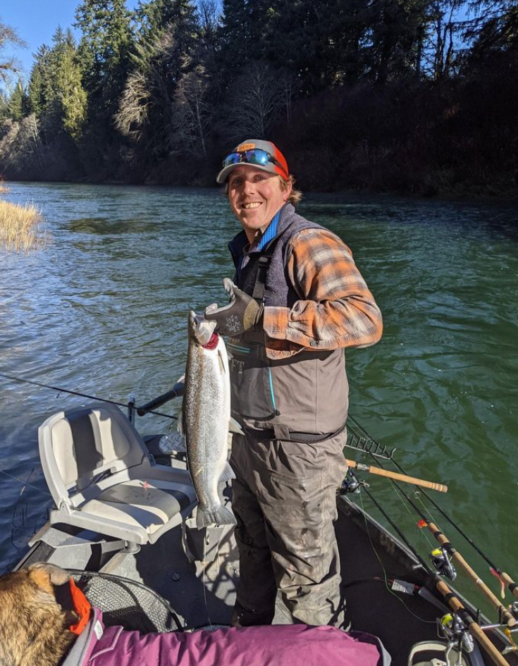 One fisherman caught a 16-inch fish in Corvallis