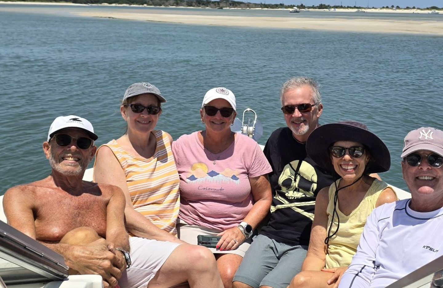 Six people on a cruise boat in FL