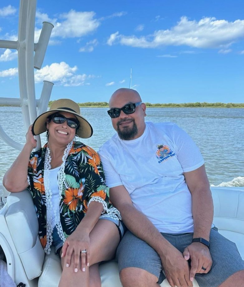 Couple enjoying a cruise in Florida