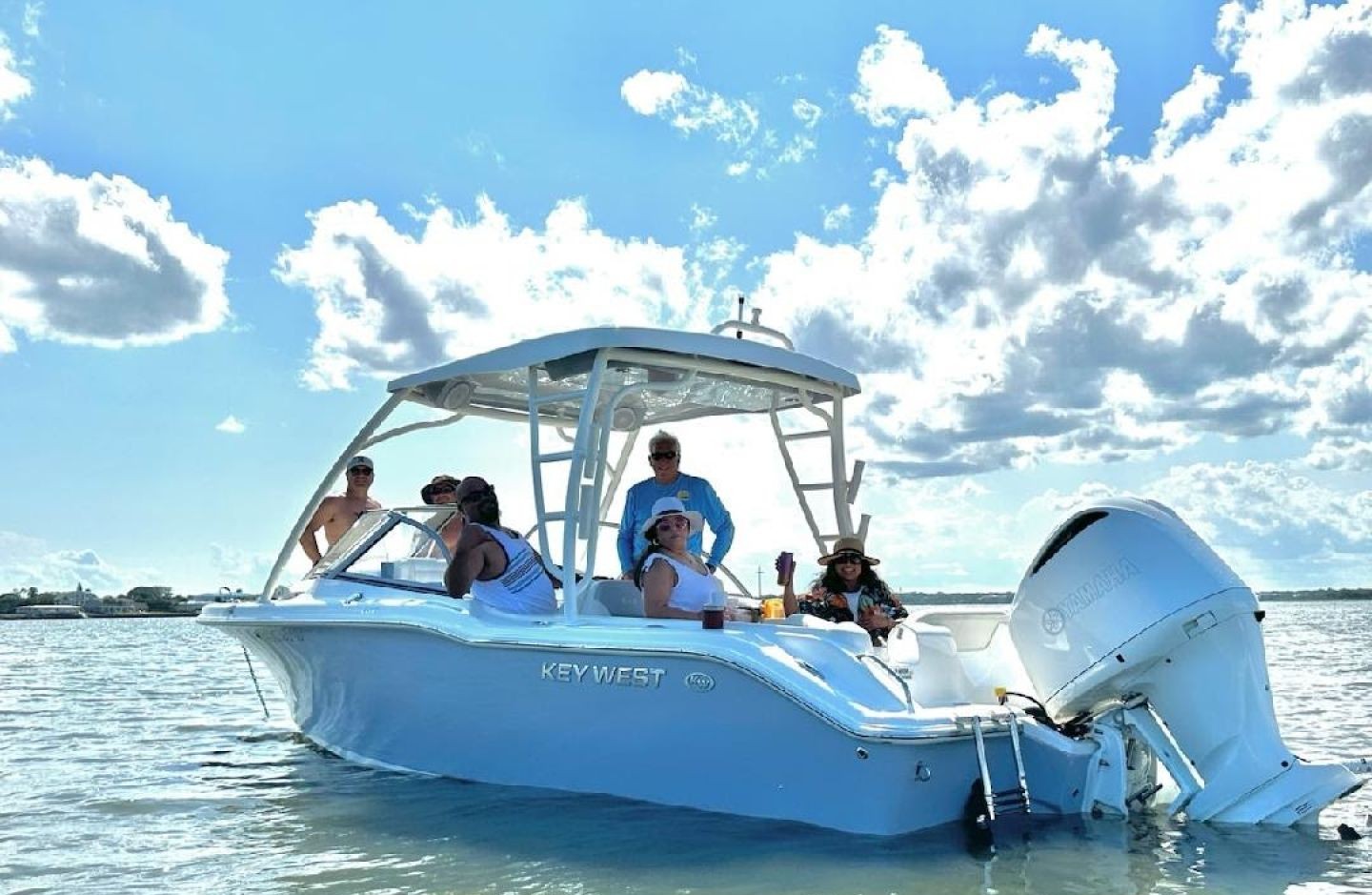 St. Augustine private boat tour with island stop and wildlife viewing cruise