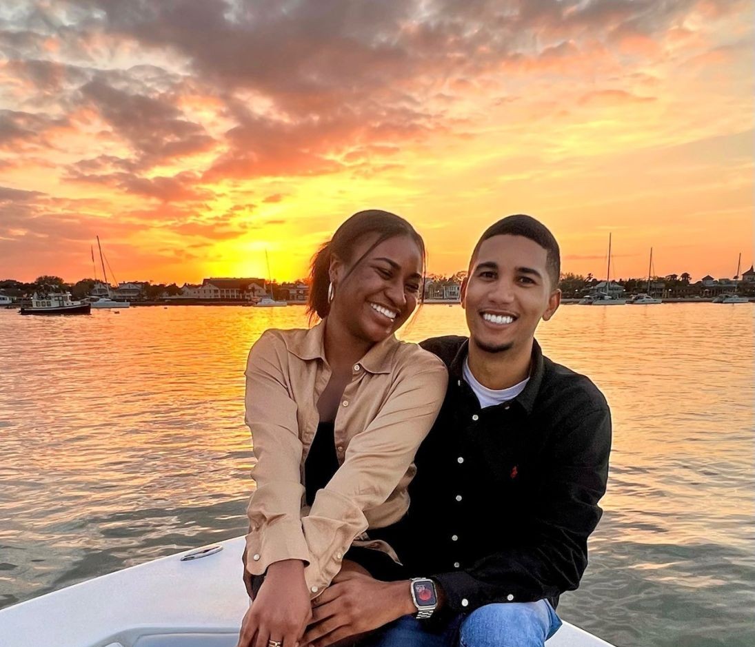 Jacksonville sunset cruise boat on Saint Johns River with downtown skyline and stadium views