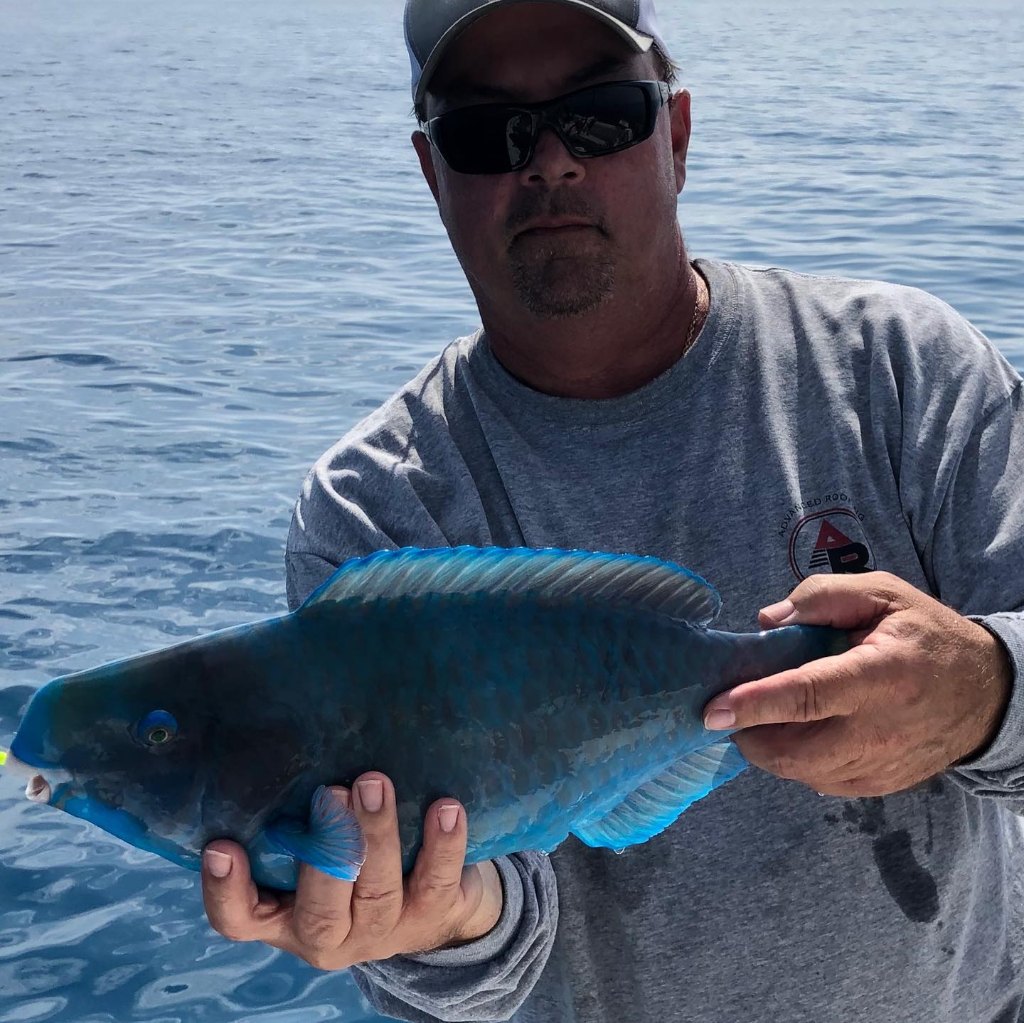 Angler with one 16-inch fish at Ramrod Key