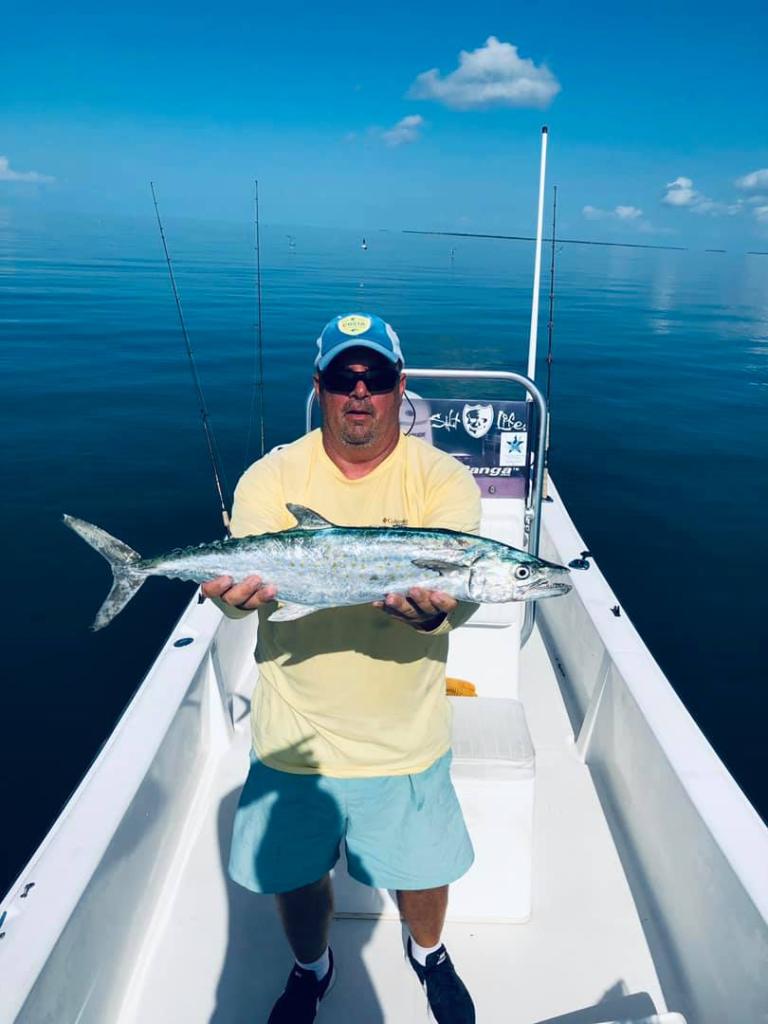 Caught a King Mackerel fishing at Ramrod Key