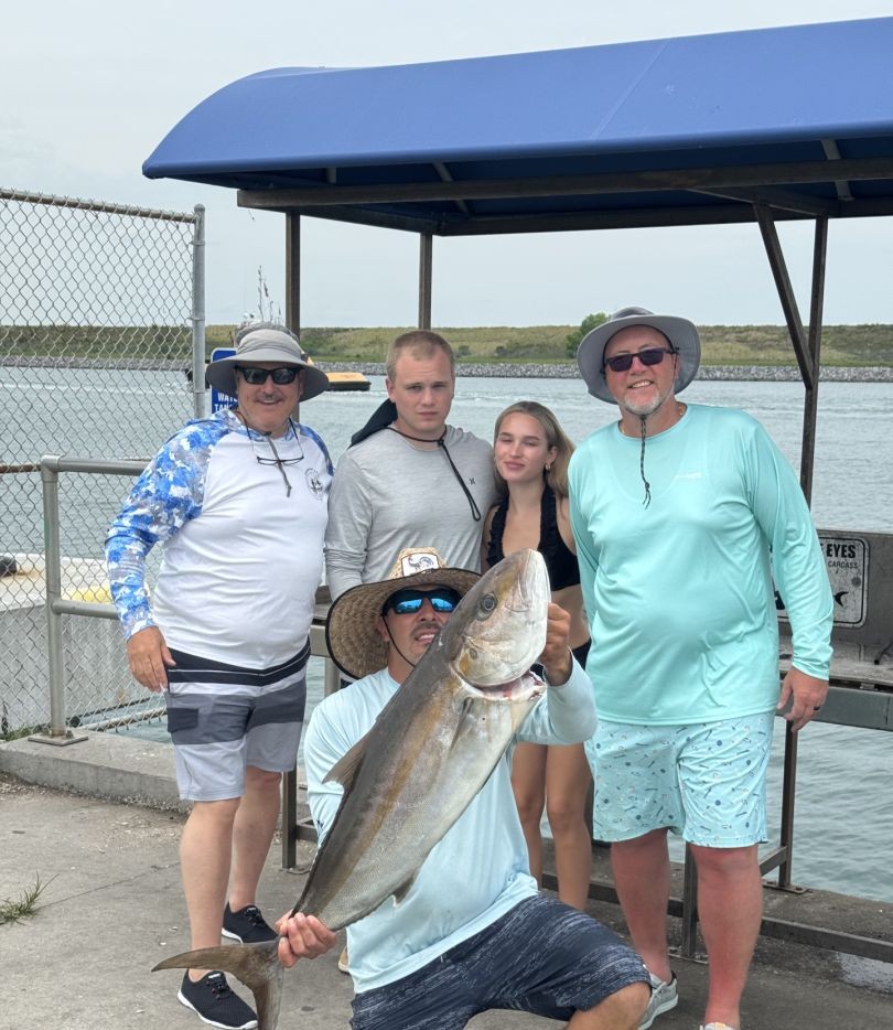 Five people fishing in Florida