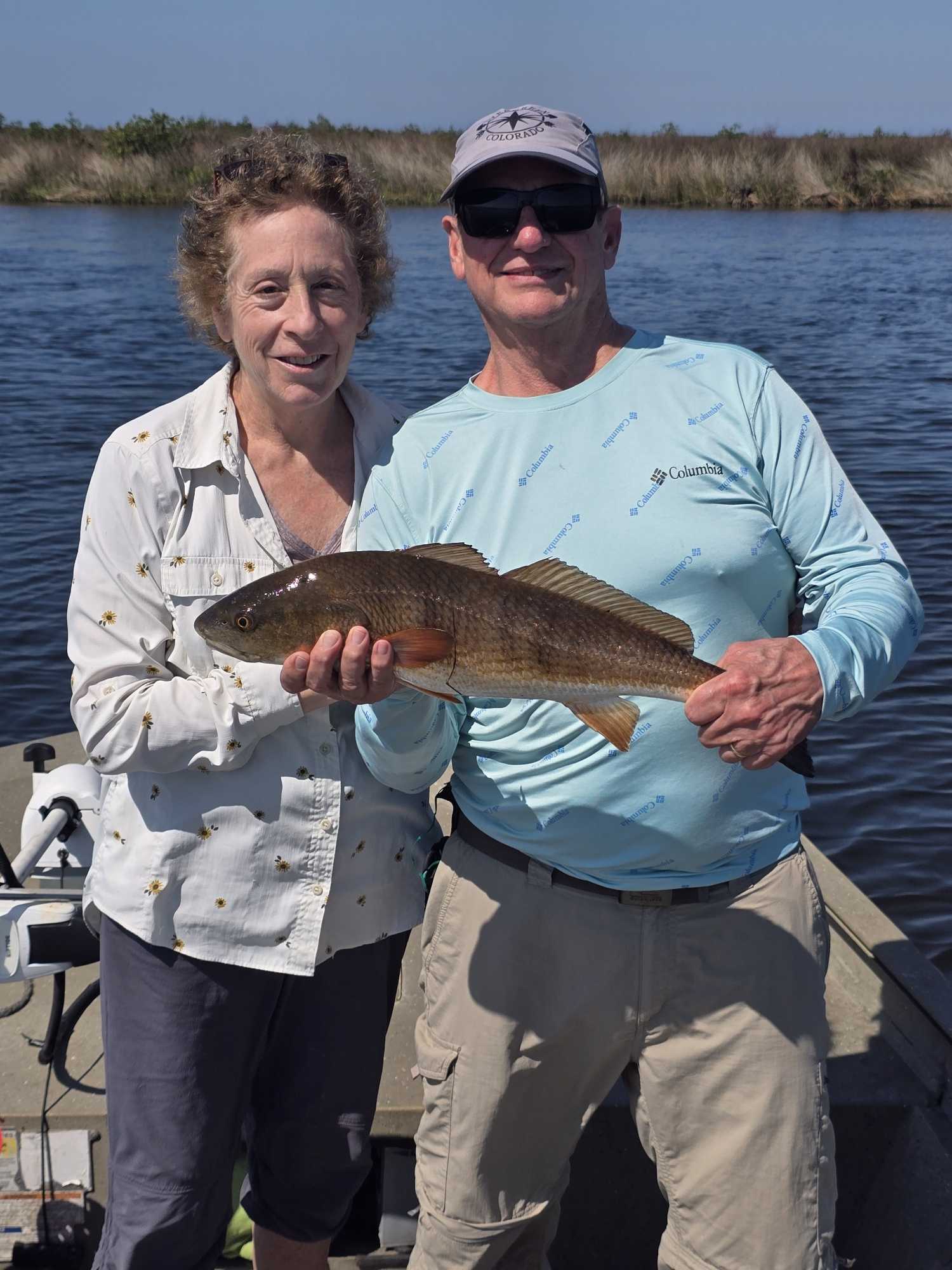 Redfish caught during fishing trip in Homosassa FL