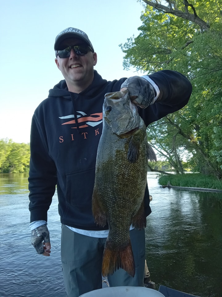Smallmouth Bass caught in Royalton
