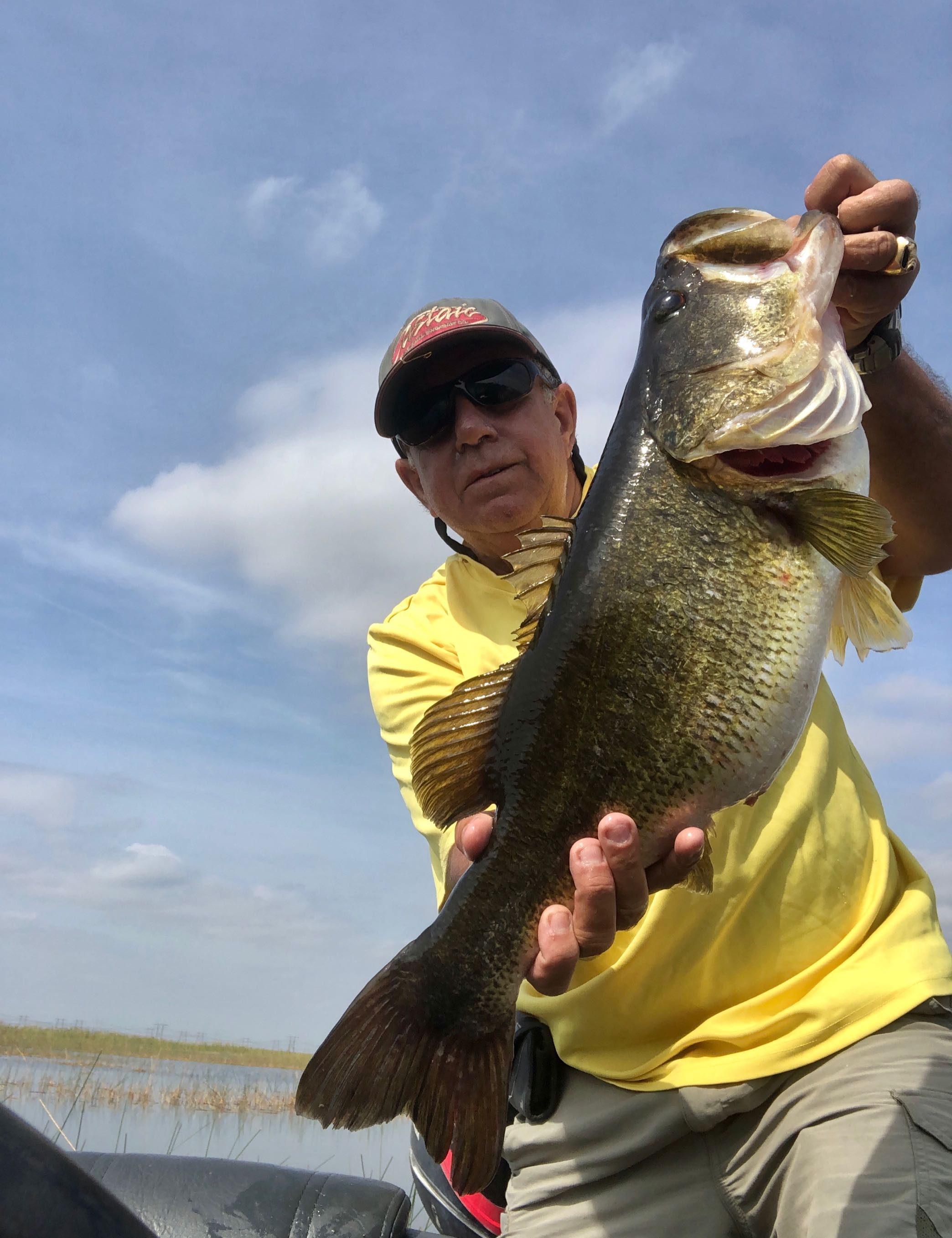 A lone angler fishing in Florida