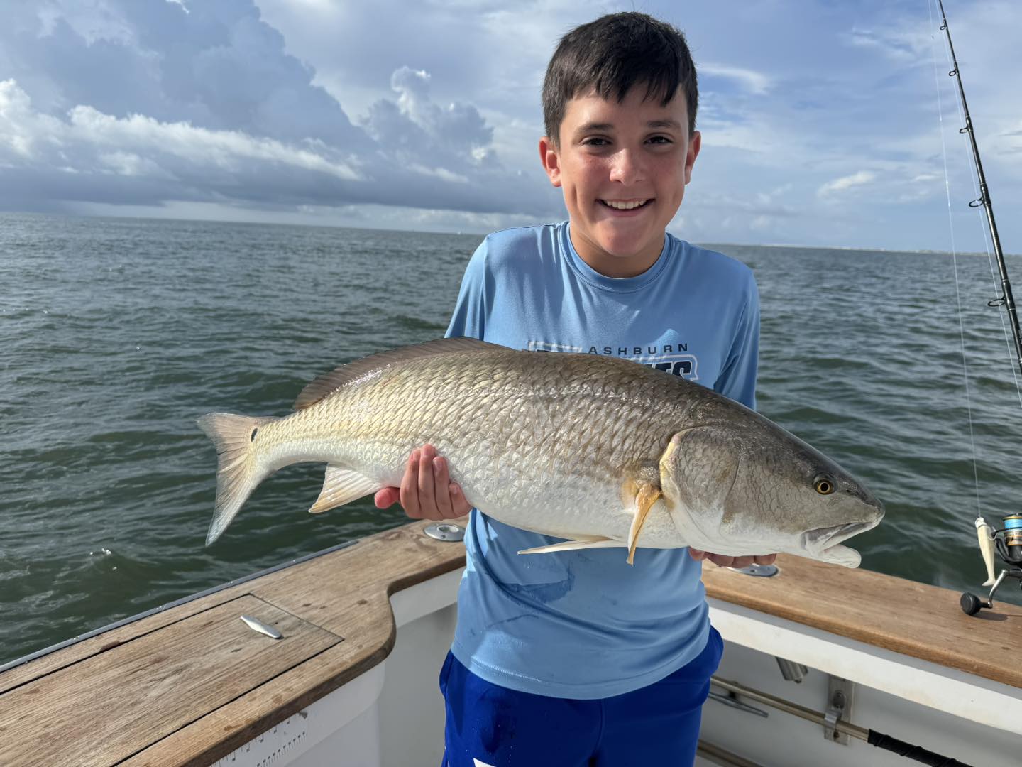 Large redfish caught while fishing in Corolla NC waters
