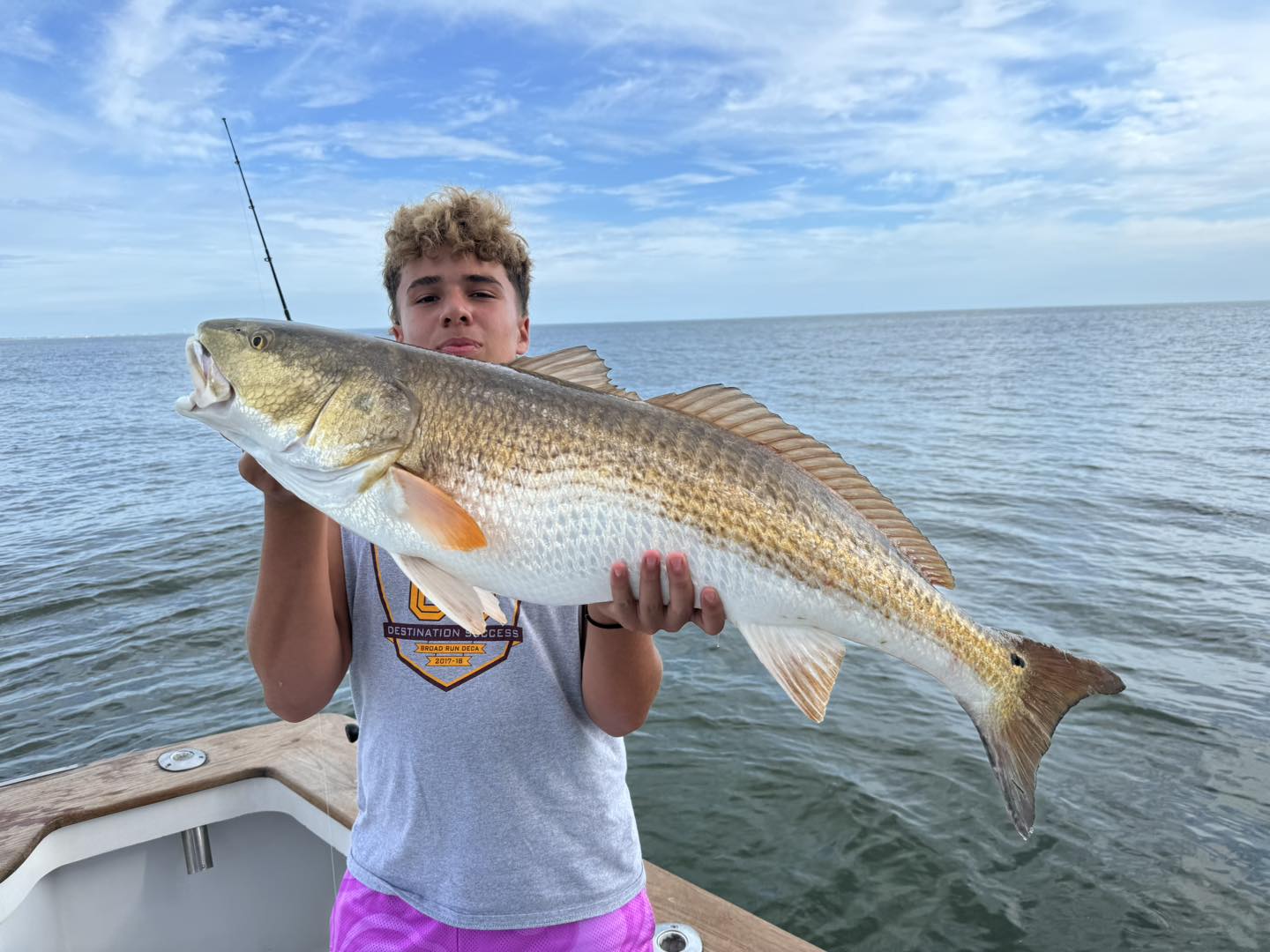 Large redfish caught while fishing in Corolla NC waters
