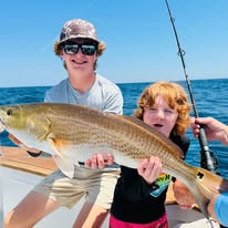 Corolla NC inshore fishing charter boat with Captain Keith Cummings targeting Spanish Mackerel
