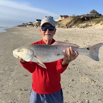 Inshore fishing charter boat in Corolla NC waters targeting Spanish Mackerel and Bluefish