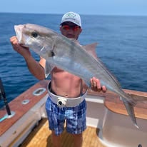 Corolla NC offshore fishing charter boat targeting snapper grouper on deep water reefs