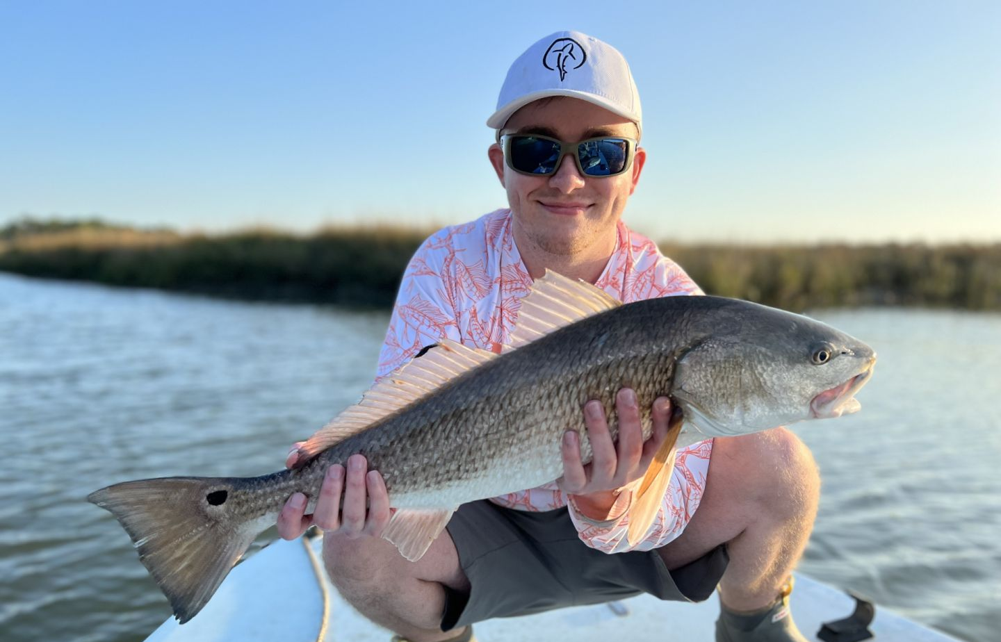 Redfish caught by angler on Hilton Head Island