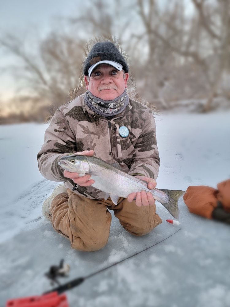 One person fishing in Sheboygan