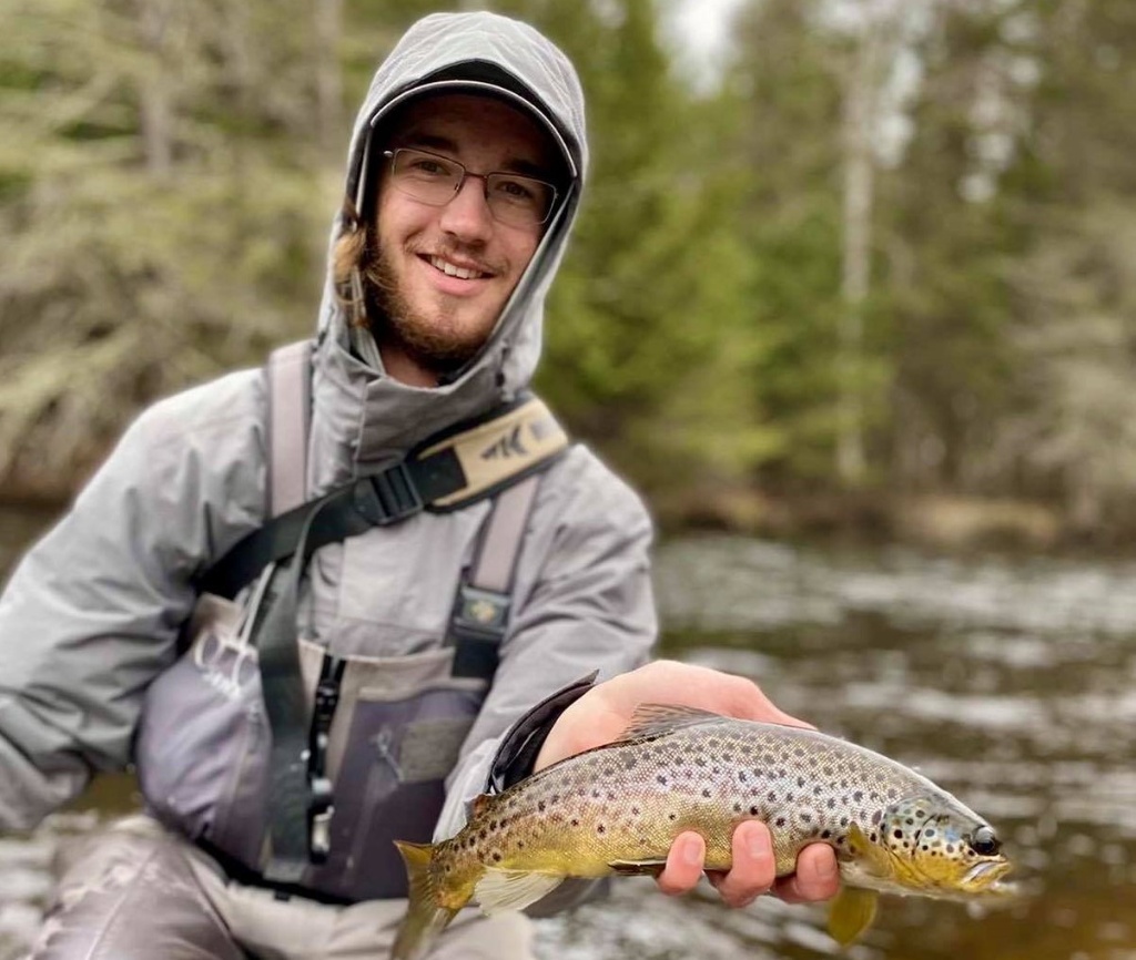 Photo of a Sea Trout, a 15-inch fish caught while fishing in WI.