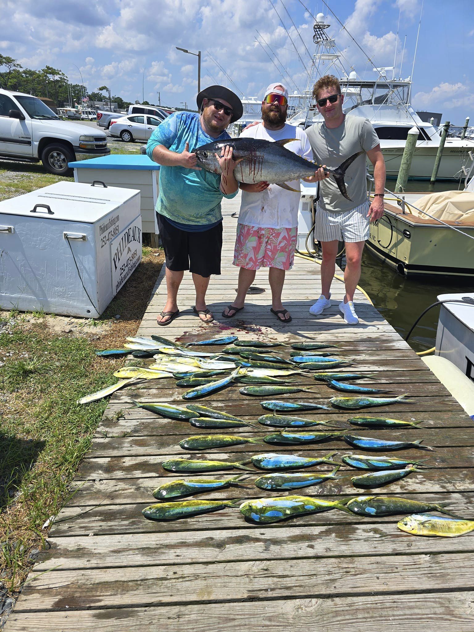 Yellowfin tuna caught on fishing trip in Wanchese