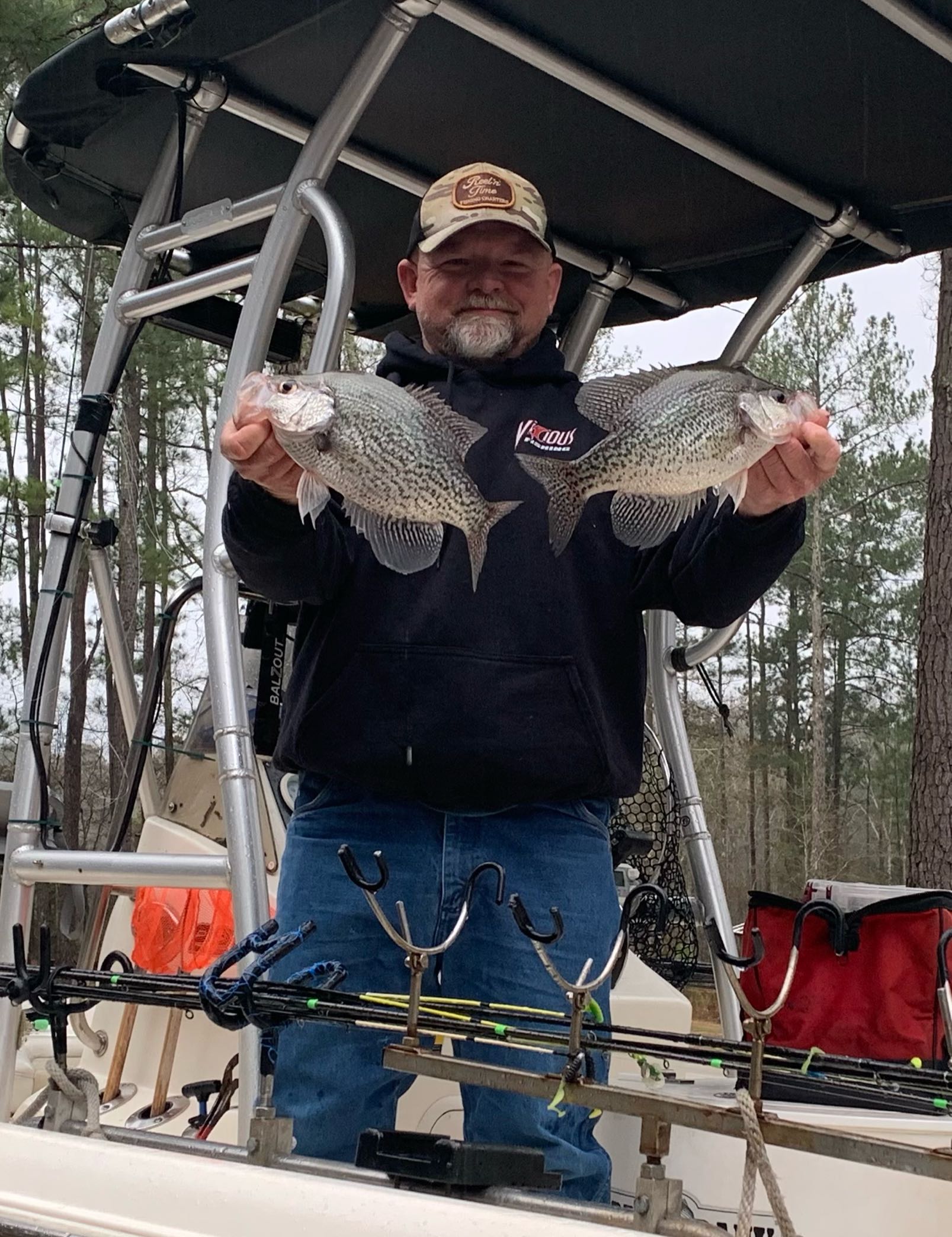 Reel Time Fishing Charters knows how to reel in a big haul! 🎣 With the  precision of @CatchTheFever_Outdoors Precision Crappie Rods, th