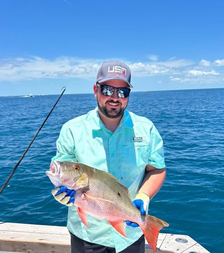 Fisherman with a catch of 1 fish in FL