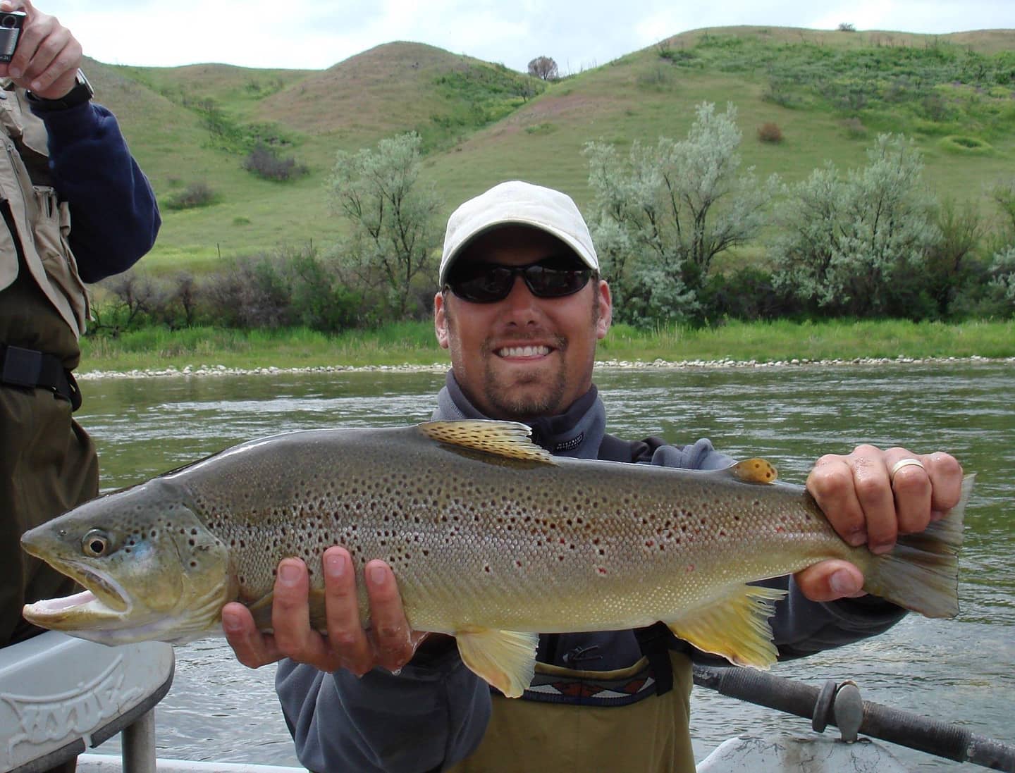 A single rainbow trout caught in MT