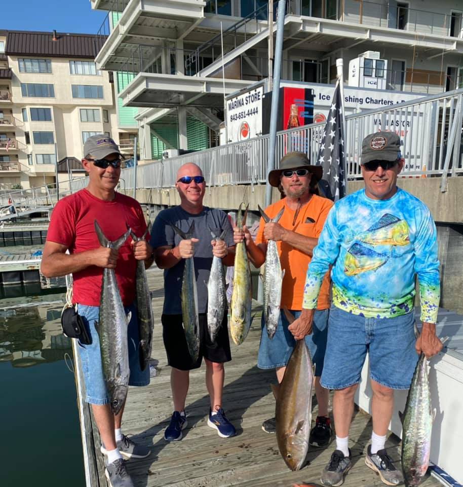 8 king mackerel fish caught in murrells inlet