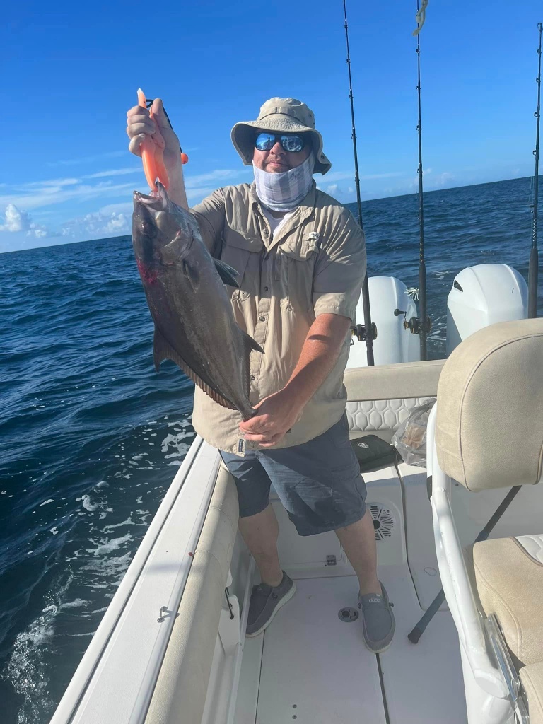 Lone angler reeling in a big catch in SC
