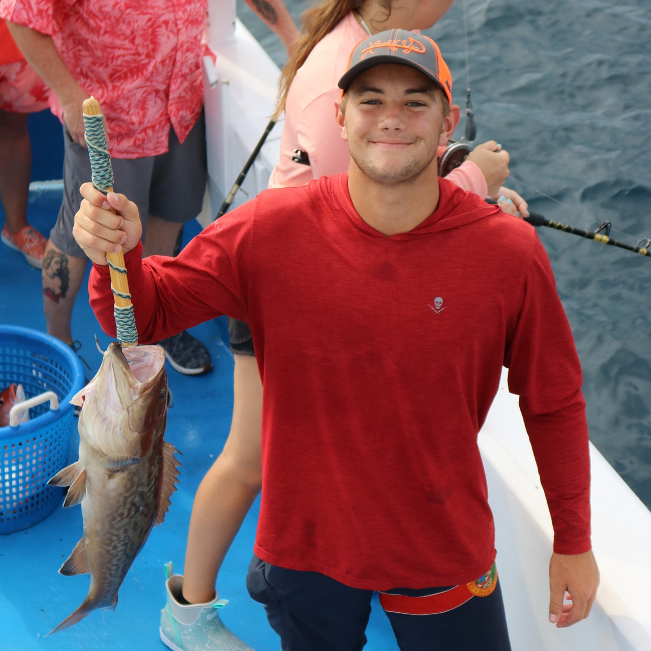 Man fishing at Panama City Beach