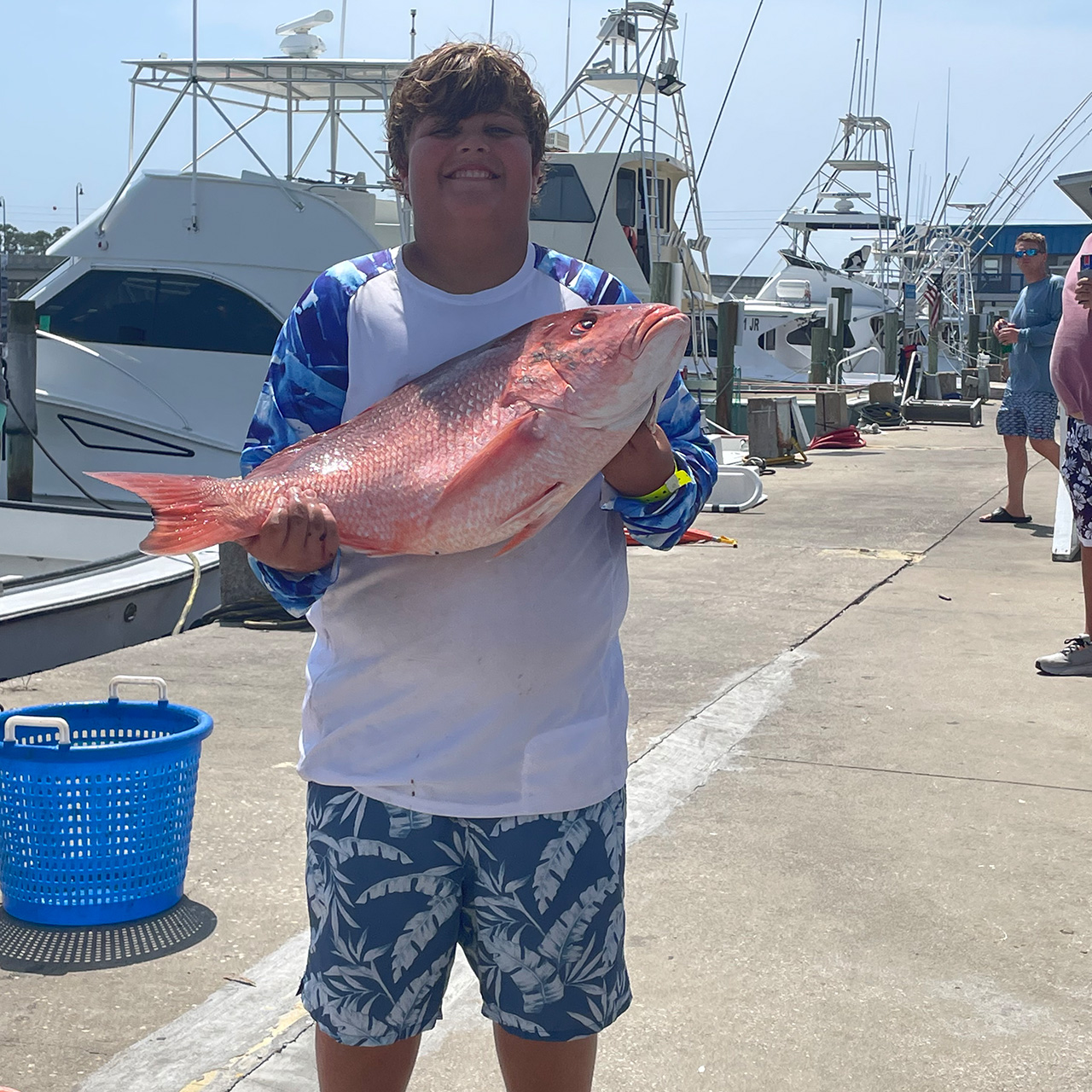 White Grunt fish caught while fishing in Panama City Beach